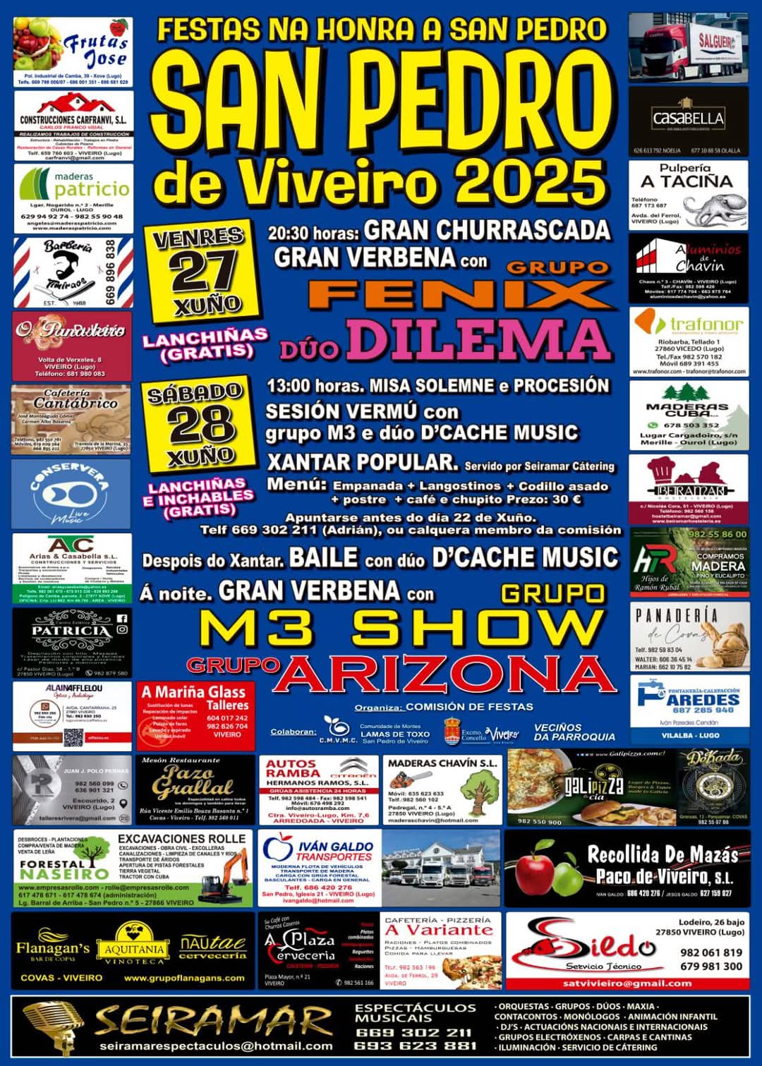 Festas San Pedro de Viveiro 2025