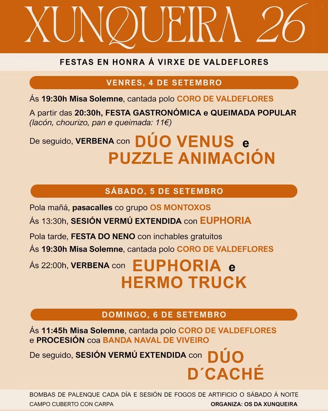 FESTAS XUNQUEIRA 2026